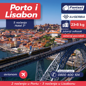 Porto &amp; Lisabon - Vino &amp; Fado 5 noćenja, Portugalija