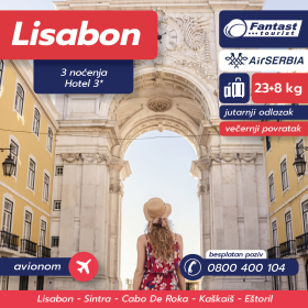 Lisabon avionom 3 noćenja, Portugalija