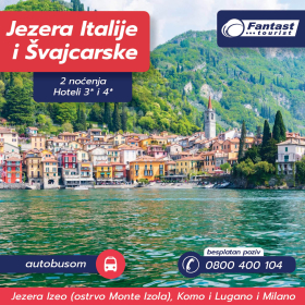 Divna Jezera Italije i Švajcarske, 2 noćenja